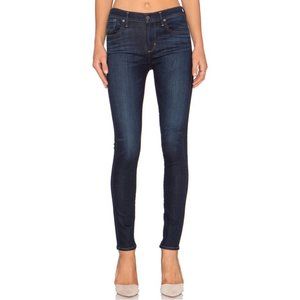 Agolde Sophie High Rise Skinny Jeans Abyss 32